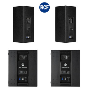 Bundle RCF PA System  2x SUB 8004-AS + 2x NX45-A - 7800...