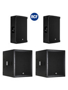 Bundle RCF PA System  2x SUB 8004-AS + 2x NX45-A - 7800 Watt DSP 