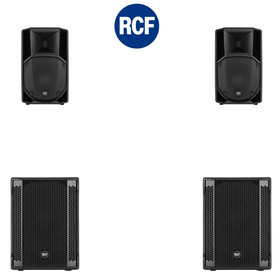 Bundle 2x RCF SUB 708-AS II Bass + 2x ART 732-A MK4 5600 W