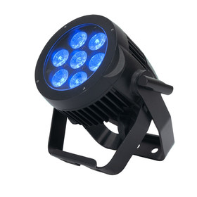 ADJ 7P HEX IP 7 x 12W RGBAWUV LED