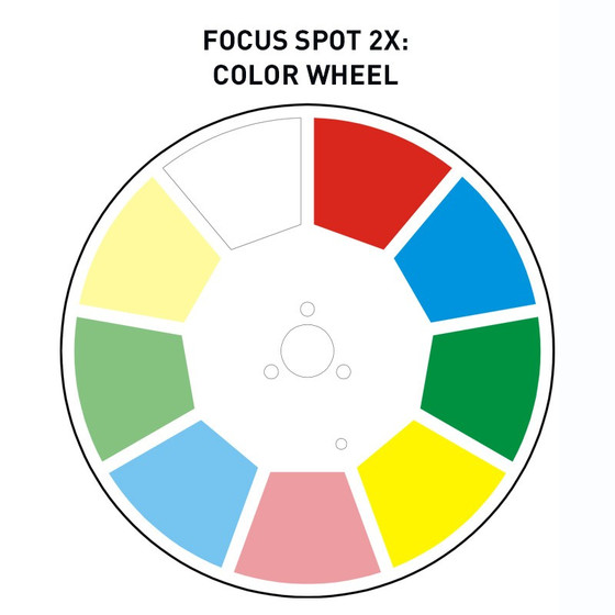 ADJ Focus Spot 2X - 100Watt + 3Watt UV LED Movinghead