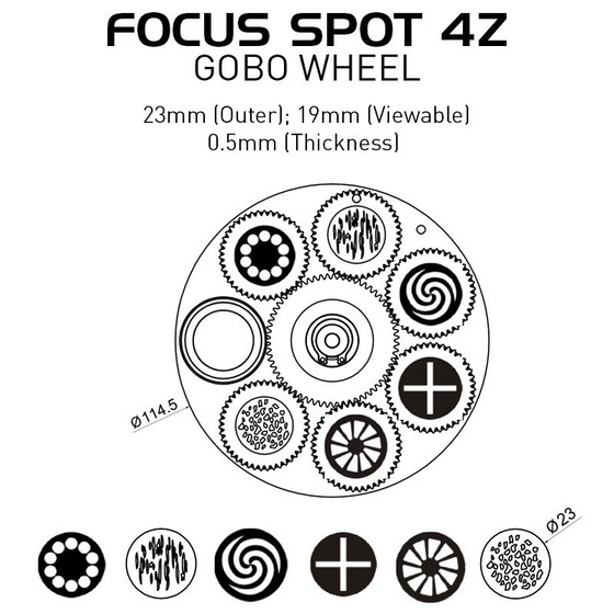 ADJ Focus Spot 4Z Pearl - 200 Watt LED Movinghead