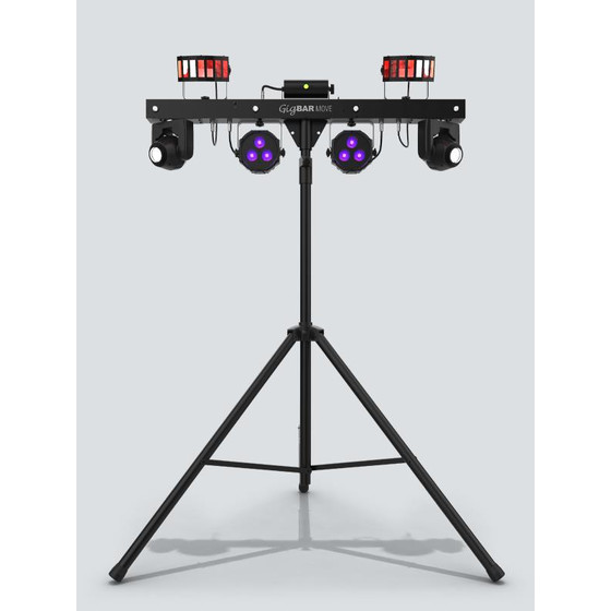 Chauvet DJ Gig Bar Move 5in1 Effekt Movingheads Pars Derbys Strobe Laser Stativ