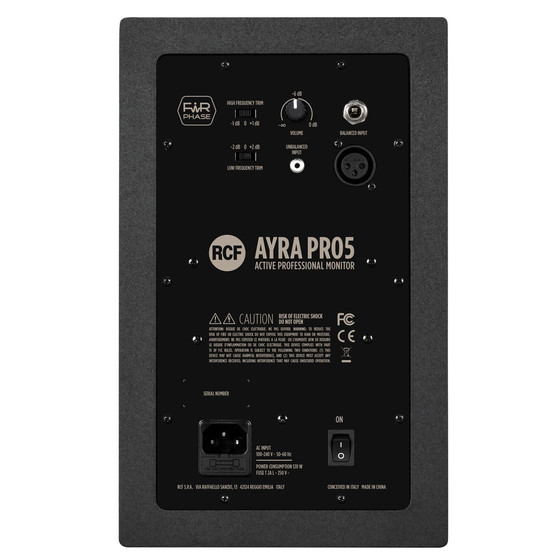 RCF AYRA PRO 5 Professioneller Aktiver 2-Wege  5 Zoll Studimonitor - 75W+25W