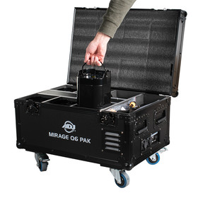 ADJ Mirage Q6 Pak black Metallgehäuse schwarz Wifly DMX...