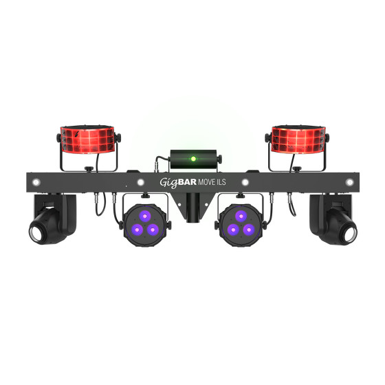 Chauvet DJ Gig Bar Move ILS 5in1 Effekt Movingheads Pars Derbys Strobe Laser Stativ DMX ILS