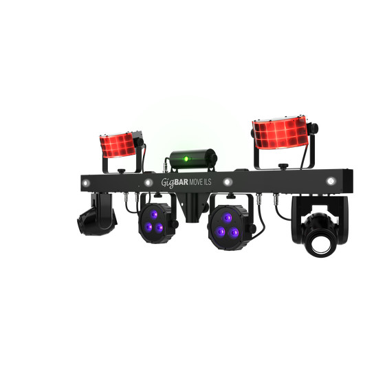 Chauvet DJ Gig Bar Move ILS 5in1 Effekt Movingheads Pars Derbys Strobe Laser Stativ DMX ILS