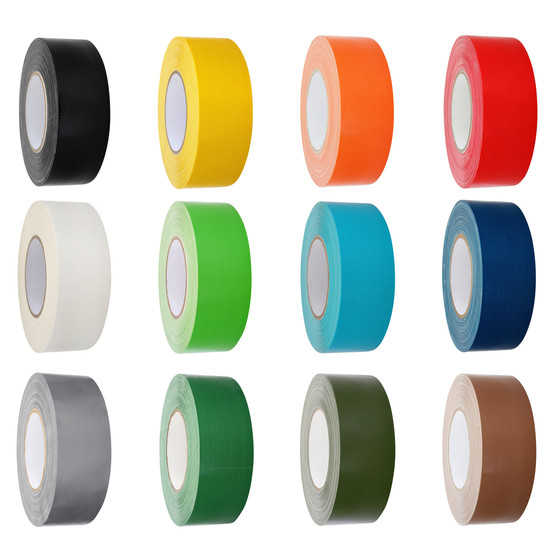 Bundle 12 x DAS-Tape Gaffer Tape Gewebeband 50m x 5cm bunter Mix